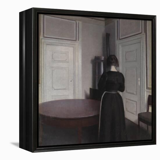 Interior-Vilhelm Hammershoi-Framed Premier Image Canvas