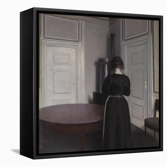 Interior-Vilhelm Hammershoi-Framed Premier Image Canvas