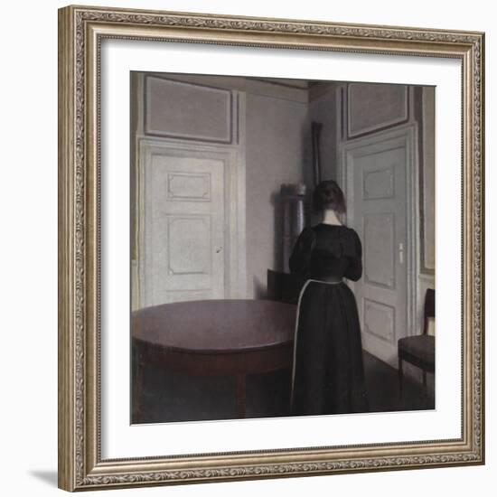 Interior-Vilhelm Hammershoi-Framed Giclee Print