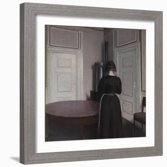 Interior-Vilhelm Hammershoi-Framed Giclee Print