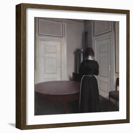 Interior-Vilhelm Hammershoi-Framed Giclee Print