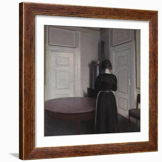 Interior-Vilhelm Hammershoi-Framed Giclee Print