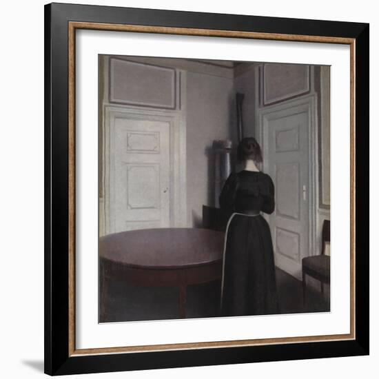 Interior-Vilhelm Hammershoi-Framed Giclee Print