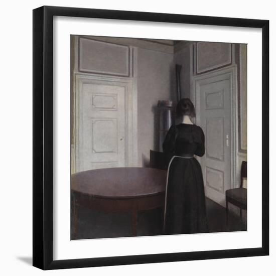 Interior-Vilhelm Hammershoi-Framed Giclee Print