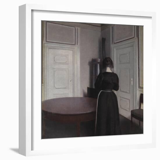 Interior-Vilhelm Hammershoi-Framed Giclee Print