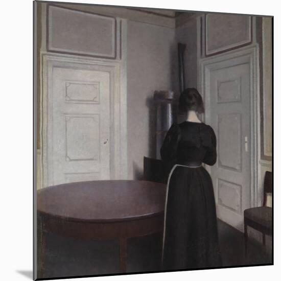 Interior-Vilhelm Hammershoi-Mounted Giclee Print