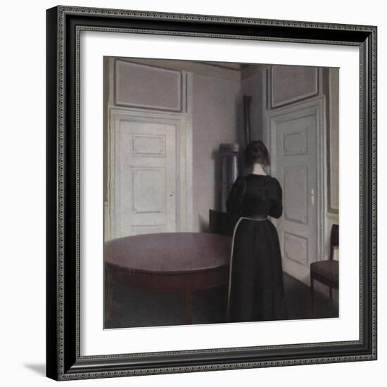 Interior-Vilhelm Hammershoi-Framed Giclee Print