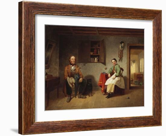 Interior-Eugène Boudin-Framed Giclee Print