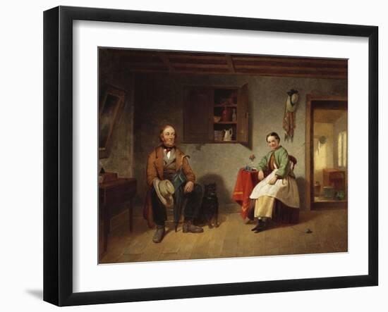 Interior-Eugène Boudin-Framed Giclee Print