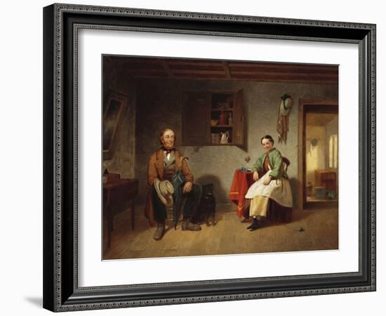 Interior-Eugène Boudin-Framed Giclee Print