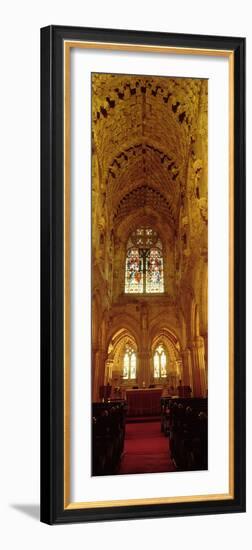 Interiors of a Chapel, Rosslyn Chapel, Roslin, Midlothian, Edinburgh, Scotland-null-Framed Photographic Print