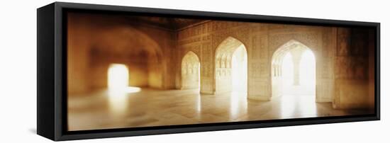 Interiors of a Hall, Agra Fort, Agra, Uttar Pradesh, India-null-Framed Premier Image Canvas