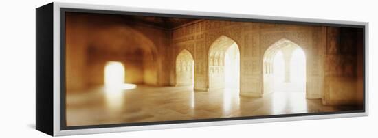 Interiors of a Hall, Agra Fort, Agra, Uttar Pradesh, India-null-Framed Premier Image Canvas