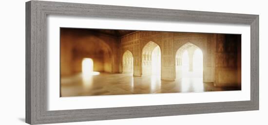 Interiors of a Hall, Agra Fort, Agra, Uttar Pradesh, India-null-Framed Photographic Print