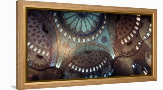 Interiors of a Mosque, Blue Mosque, Istanbul, Turkey-null-Framed Stretched Canvas