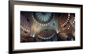 Interiors of a Mosque, Blue Mosque, Istanbul, Turkey-null-Framed Photographic Print