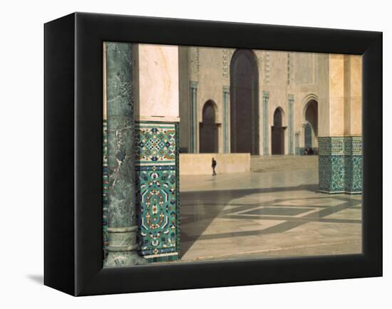 Interiors of a Mosque, Mosque Hassan Ii, Casablanca, Morocco-null-Framed Premier Image Canvas