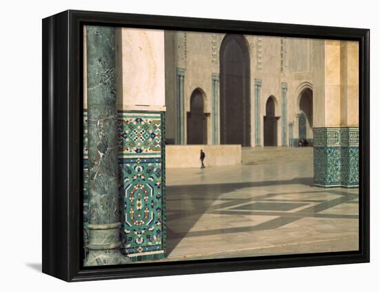 Interiors of a Mosque, Mosque Hassan Ii, Casablanca, Morocco-null-Framed Premier Image Canvas