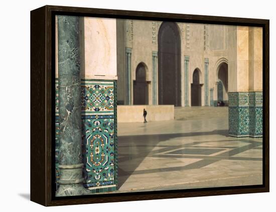 Interiors of a Mosque, Mosque Hassan Ii, Casablanca, Morocco-null-Framed Premier Image Canvas