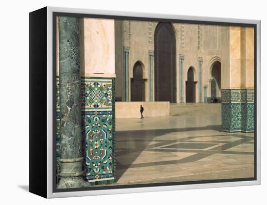 Interiors of a Mosque, Mosque Hassan Ii, Casablanca, Morocco-null-Framed Premier Image Canvas