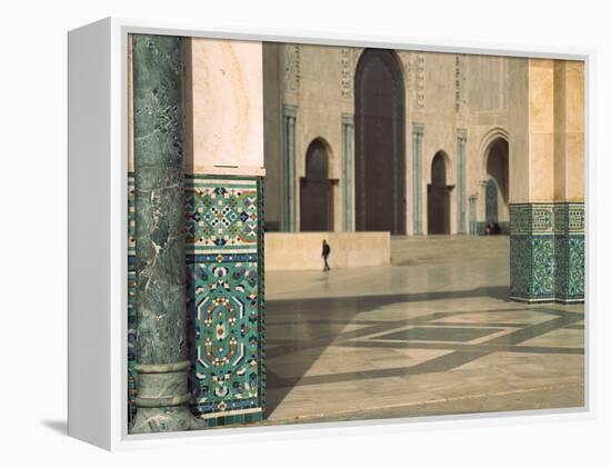 Interiors of a Mosque, Mosque Hassan Ii, Casablanca, Morocco-null-Framed Premier Image Canvas