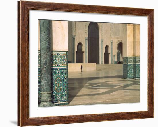 Interiors of a Mosque, Mosque Hassan Ii, Casablanca, Morocco-null-Framed Photographic Print