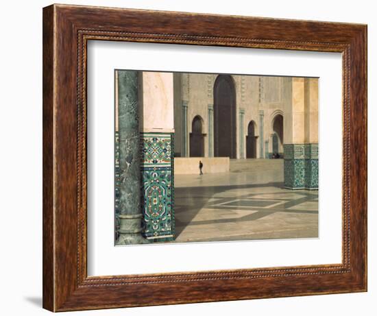 Interiors of a Mosque, Mosque Hassan Ii, Casablanca, Morocco-null-Framed Photographic Print