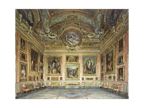 Interiors Of The Palazzo Pitti Florence Giclee Print By Domenico Caligo Art Com