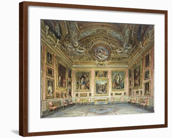 Interiors of the Palazzo Pitti, Florence-Domenico Caligo-Framed Giclee Print