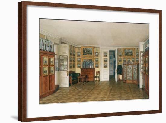 Interiors of the Winter Palace, the Valet Room of Emperor Alexander II, 1874-Eduard Hau-Framed Giclee Print
