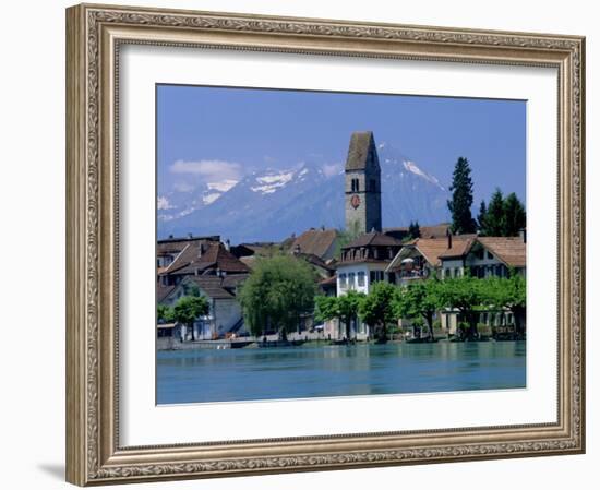 Interlaken, Jungfrau Region, Bernese Oberland, Swiss Alps, Switzerland, Europe-Roy Rainford-Framed Photographic Print