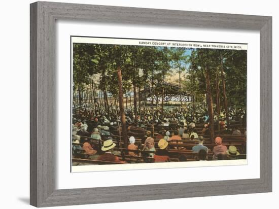 Interlochen Bowl, Traverse City, Michigan-null-Framed Art Print