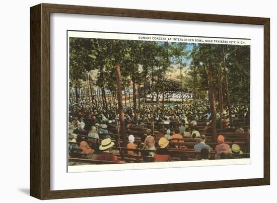 Interlochen Bowl, Traverse City, Michigan-null-Framed Art Print