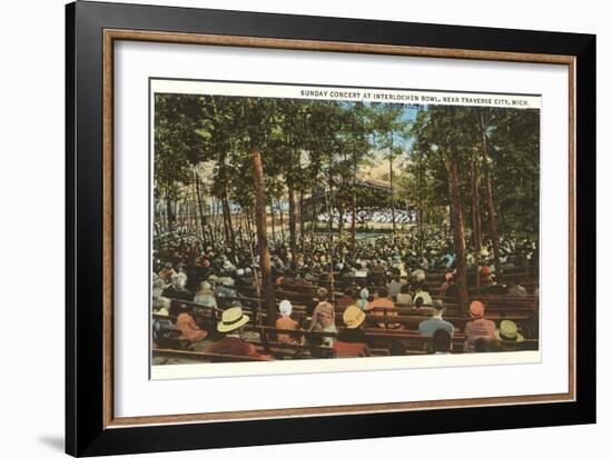 Interlochen Bowl, Traverse City, Michigan-null-Framed Art Print