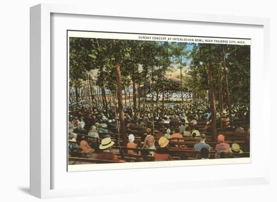 Interlochen Bowl, Traverse City, Michigan-null-Framed Art Print