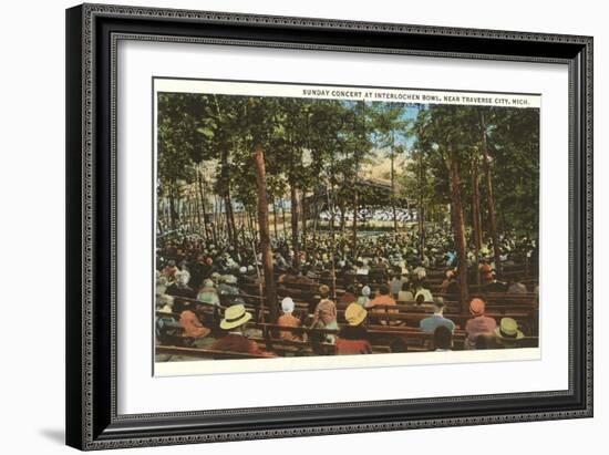 Interlochen Bowl, Traverse City, Michigan-null-Framed Art Print