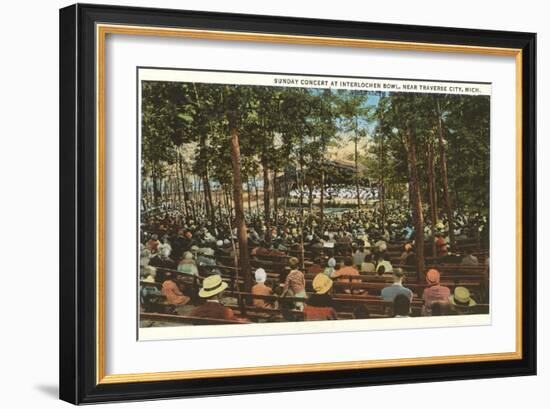 Interlochen Bowl, Traverse City, Michigan-null-Framed Art Print