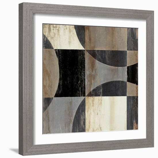 Interlocking Circles IV-Liz Jardine-Framed Art Print