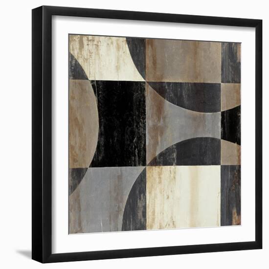 Interlocking Circles IV-Liz Jardine-Framed Art Print