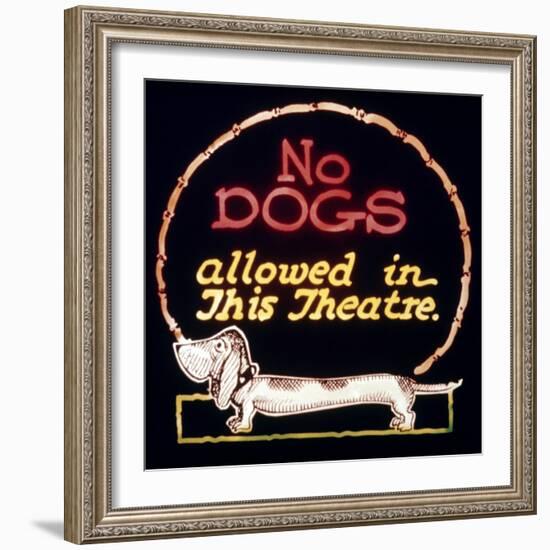 Intermission Slide-null-Framed Giclee Print