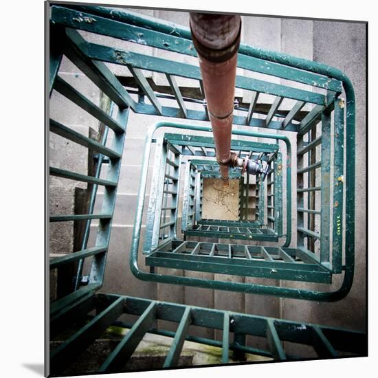 Internal Stairwell in Modern Building-Craig Roberts-Mounted Photographic Print