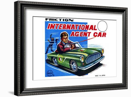 International Agent Car-null-Framed Art Print