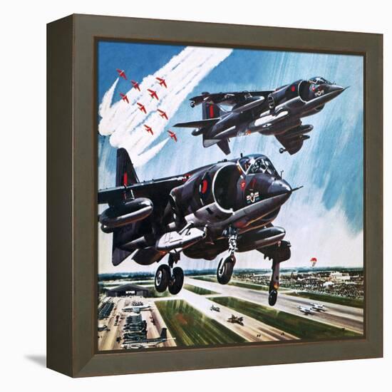 International Air Tattoo of 1976-Wilf Hardy-Framed Premier Image Canvas