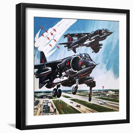 International Air Tattoo of 1976-Wilf Hardy-Framed Giclee Print