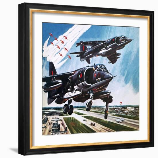 International Air Tattoo of 1976-Wilf Hardy-Framed Giclee Print