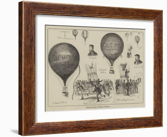 International Balloon Contest-null-Framed Giclee Print