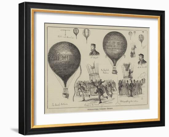 International Balloon Contest-null-Framed Giclee Print