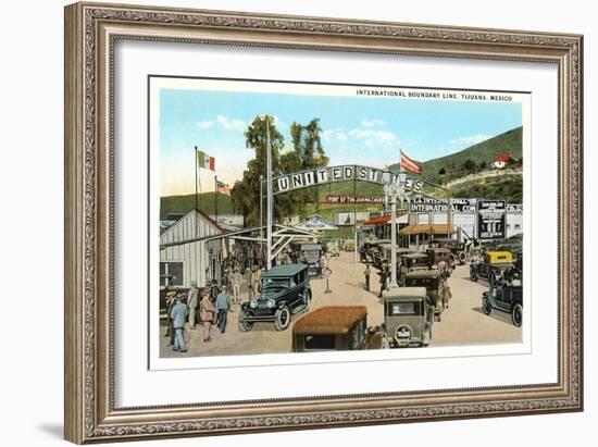 International Border, Tijuana, Mexico-null-Framed Art Print