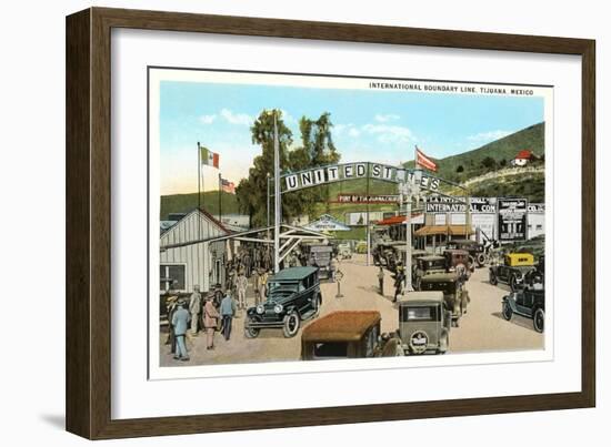 International Border, Tijuana, Mexico-null-Framed Art Print