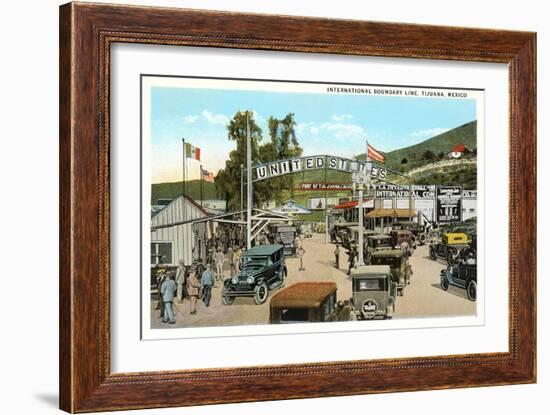 International Border, Tijuana, Mexico-null-Framed Art Print